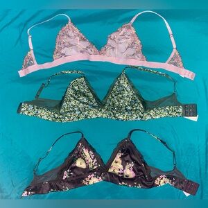 Satin & Lace Bralettes